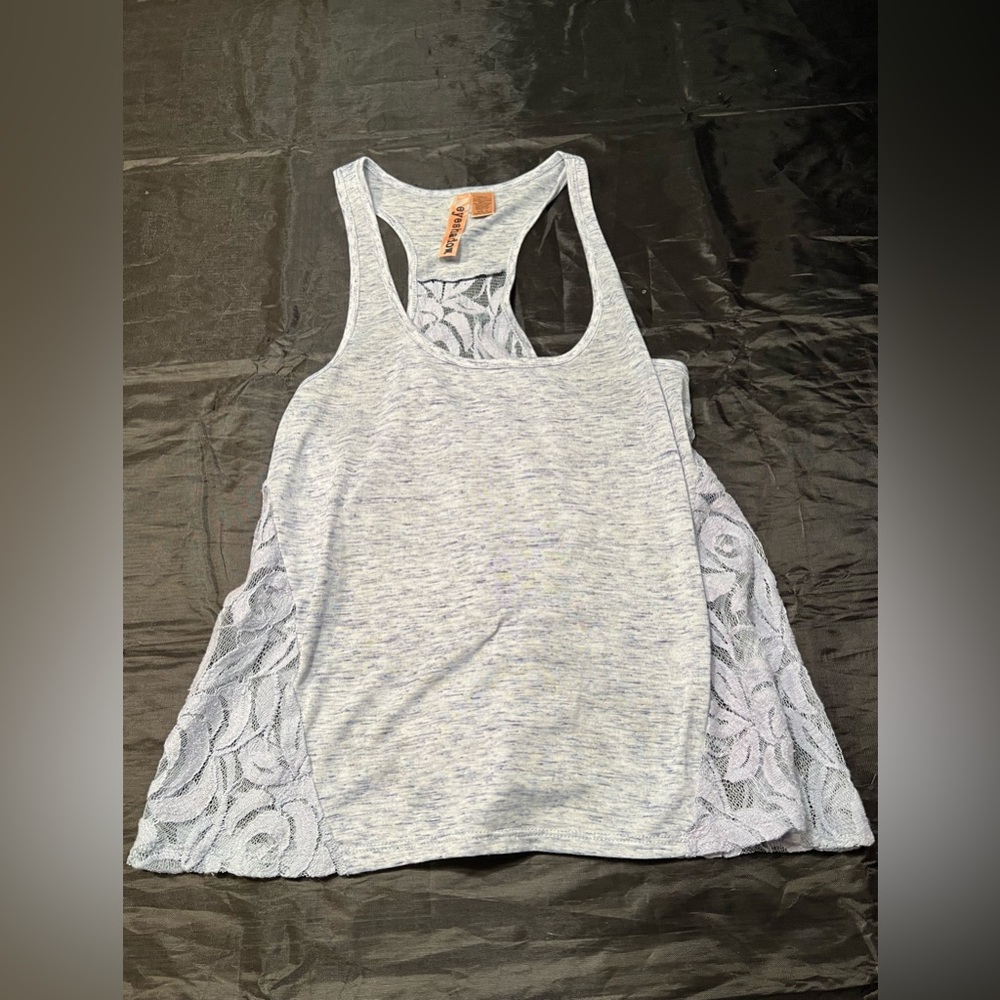 Blue flowy tank top. Size medium
